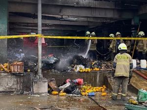 Video Puslabfor Amankan Abu Arang-CCTV di TKP Kebakaran Pasar Kramat Jati