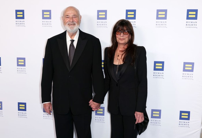 HOLLYWOOD, CALIFORNIA - APRIL 11: Rob Reiner, wife Michele Singer and daughter Romy Reiner attend  the 2019 TCM Classic Film Festival Opening Night Gala And 30th Anniversary Screening Of 