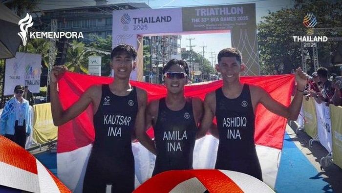 SEA Games 2025: Indonesia Langsung Tambah 2 Emas dari Aquathlon