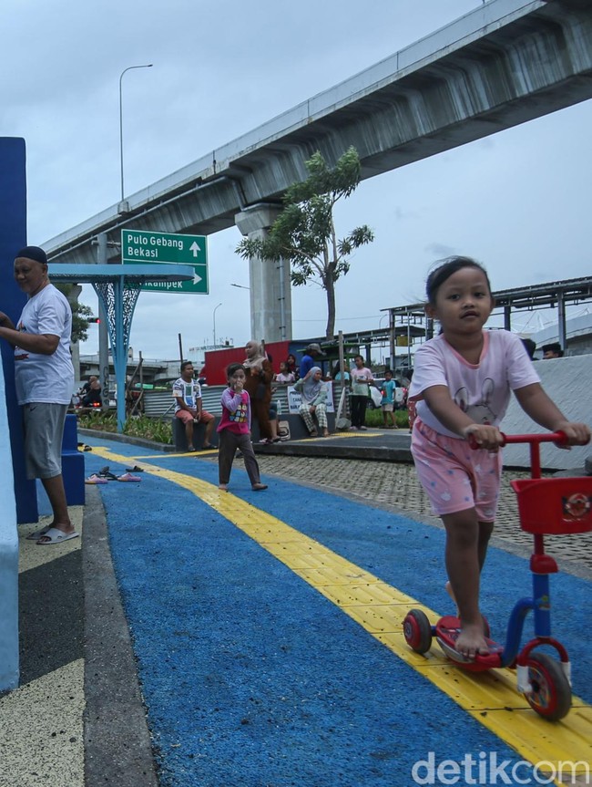 Meski Belum Rampung, RTH Ramah Anak di Cakung Mulai Digunakan Masyarakat