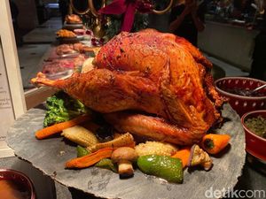 Buffet Natal di Hotel Bintang 5 Jakarta, Ada Roasted Wagyu hingga Seafood Tower