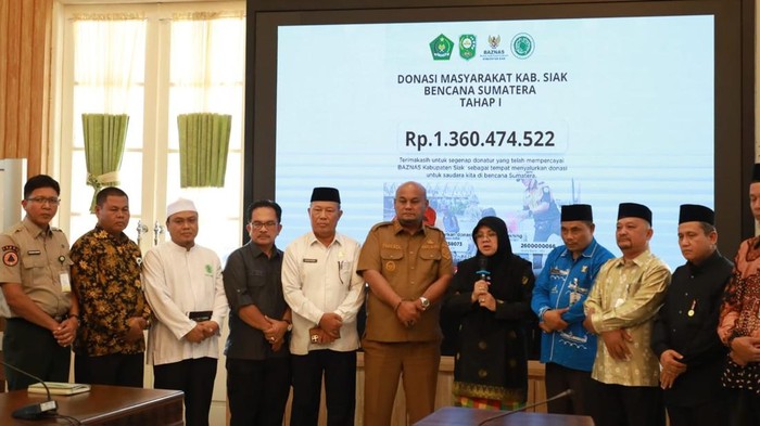 Warga Siak Donasikan Rp 1,3 M untuk Korban Bencana Sumatera