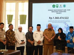Warga Siak Donasikan Rp 1,3 M untuk Korban Bencana Sumatera