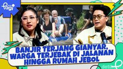 Video: Banjir Terjang Gianyar, Warga Terjebak di Jalanan hingga Rumah Jebol