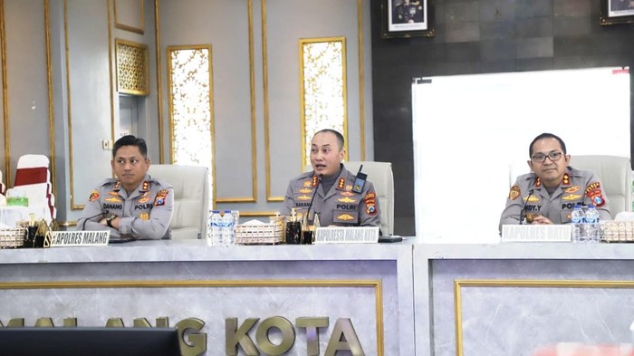 Pimpin Rakor Ops Lilin Malang Raya, Kapolresta: Keselamatan Masyarakat Prioritas