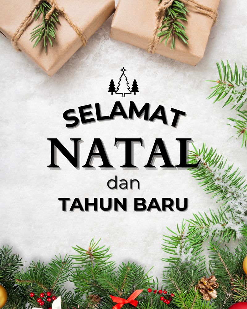 Kartu Ucapan Natal 2025 dan Tahun Baru 2026 Kartu Ucapan Natal 2025 dan Tahun Baru 2026