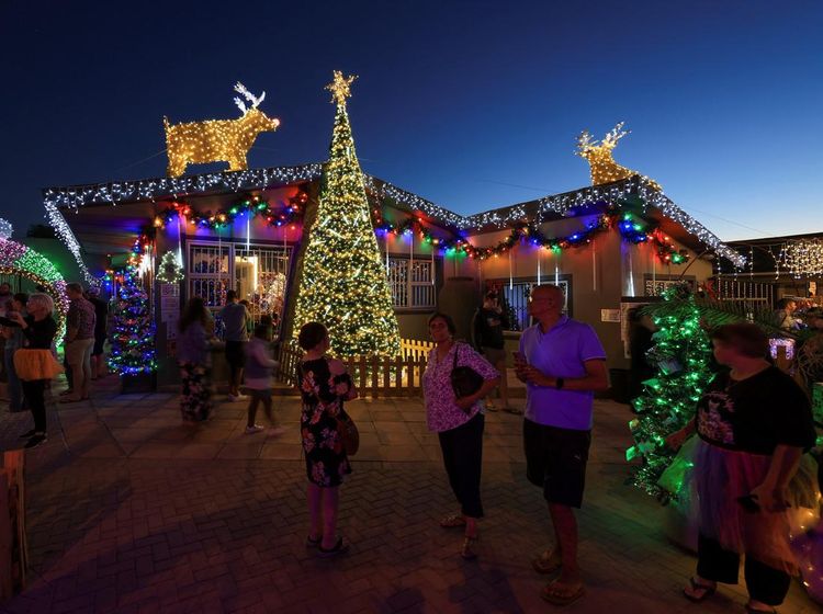 Kilau Lampu Natal Ubah Rumah Jadi Destinasi Liburan