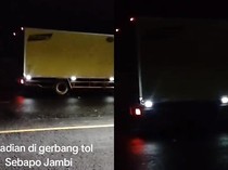 Heboh Suara Teriakan dalam Mobil Boks di Exit Tol Jambi, Ini Kata Polisi