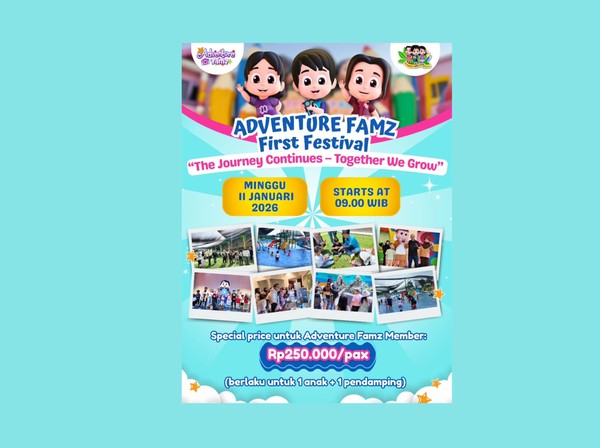 Yuk Quality Time Bareng Si Kecil di Adventure Famz First Festival!