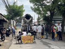 Perbaikan Jalan KH Azhari Butuh Waktu Lama, Ini Kata PUPR Palembang