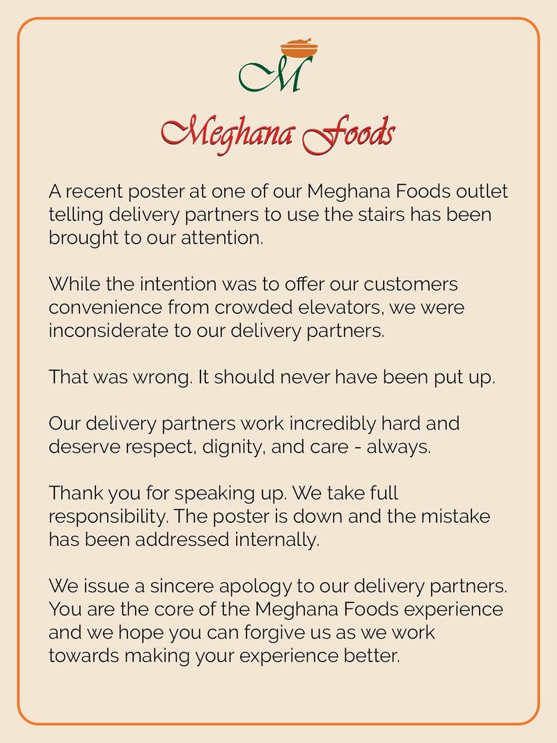 Larang Pengantar Makanan Naik Lift, Resto Ini Dituding Diskriminatif Larang Pengantar Makanan Naik Lift, Resto Ini Dituding Diskriminatif