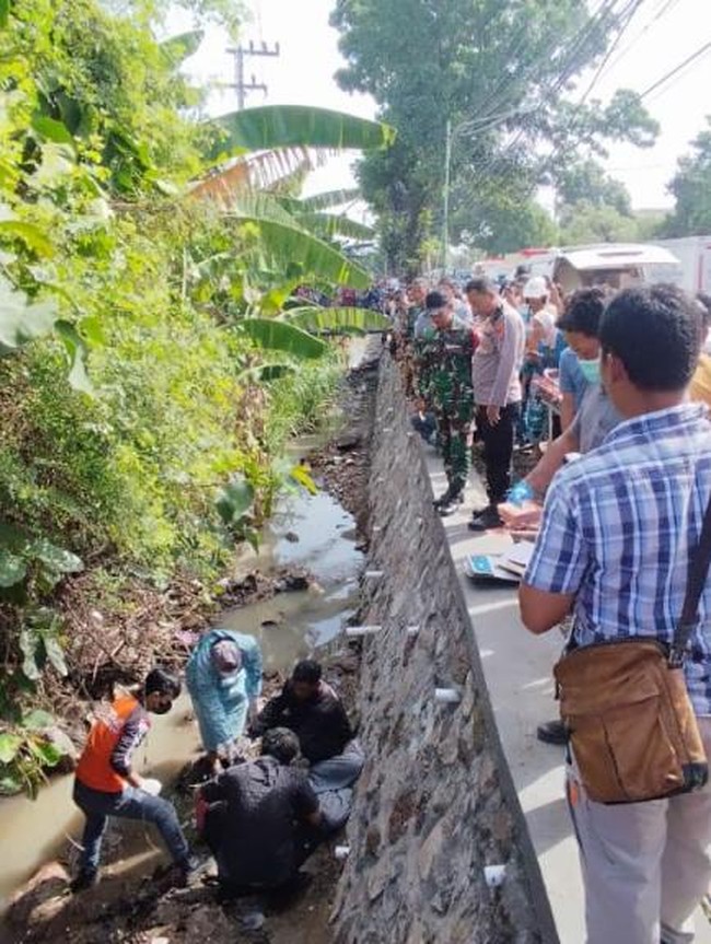 Geger Penemuan Jenazah Wanita di Sungai Pasuruan