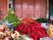 Cabai Merah Besar di Pasar Wage Purwokerto Tembus Rp 70 Ribu