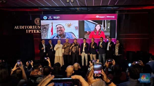 Peresmian Telkomsel AI Innovation Hub di ITB.