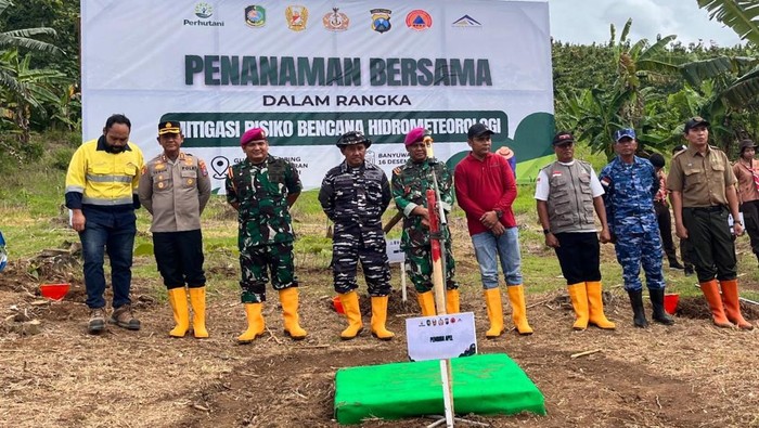 Cegah Bencana, Perhutani hingga PT BSI Tanam 5.500 Bibit di Banyuwangi