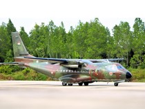 Wajah CN-295, Pesawat Pengantar Gubernur untuk Tinjau Perbatasan Kaltara