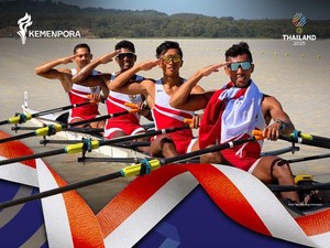 Digdaya Tim Rowing Putra Rebut Emas ke-56 RI di SEA Games 2025