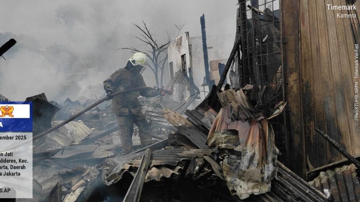 10 Warung di Kalideres Terbakar, Berawal dari Kompor Menyala Ditinggal
