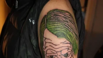 Joker. Foto: Tattoo Fails - Bad Tattoos Only via Bored Panda
