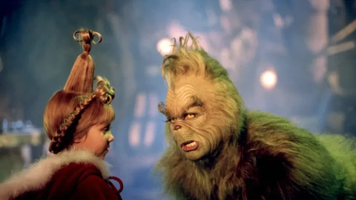 Penampilan Jim Carrey di The Grinch.