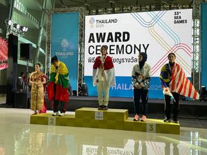 Timnas Wushu RI Pertahankan Juara Umum di SEA Games 2025 Thailand