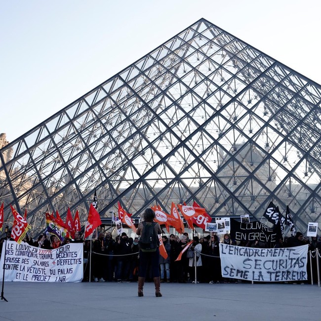 Aksi Mogok Pegawai Lumpuhkan Operasional Museum Louvre