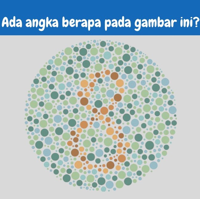 Nggak Semua Orang Bisa Lihat Angka di Tes Buta Warna Ini, Kamu Bisa?
