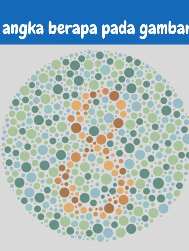 Nggak Semua Orang Bisa Lihat Angka di Tes Buta Warna Ini, Kamu Bisa?