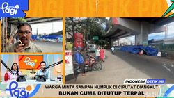 Video: Warga Minta Sampah Numpuk di Ciputat Diangkut, Bukan Cuma Ditutup Terpal