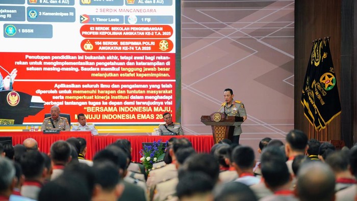 Kapolri Pimpin Penutupan Pendidikan Sespim Polri Tahun Ajaran 2025