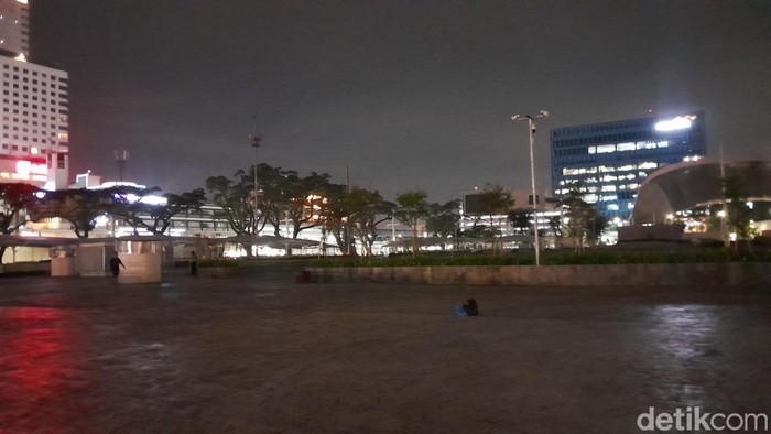 Warga Ngeluh Lapangan Merdeka Medan Gelap Gulita Saat Malam Hari