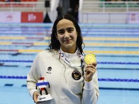 Potret Masniari Wolf, Ratu Gaya Punggung Indonesia Dapat Emas di SEA GAMES 2025