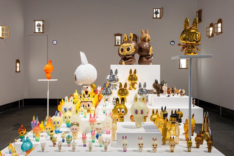 Pameran Labubu di Hong Kong.