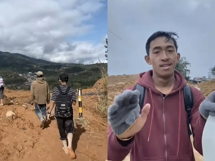 Foto pernikahan Ahmad handoko dan Uliya yang menggelar akad nikah pada (8/12/2025). Kisah Handoko viral di media sosial karena berjalan kaki dari Takengon menuju Lhoksukon demi mengejar akad nikah.