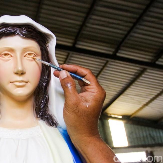 Pesanan Patung Rohani Meningkat Jelang Natal