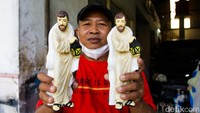 Pesanan patung dikirim ke berbagai wilayah, termasuk ke luar Pulau Jawa.