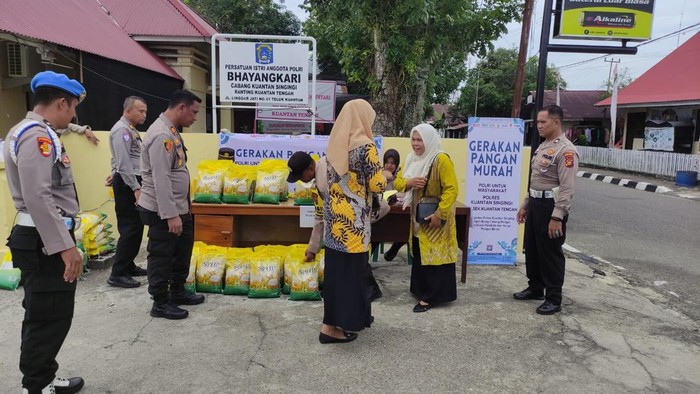 Polres Kuansing Percepat Penyaluran Beras SPHP, Realisasi Tercapai 122 Ton