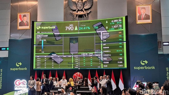 Saham Superbank Terbang hingga ARA Saat Melantai di Bursa