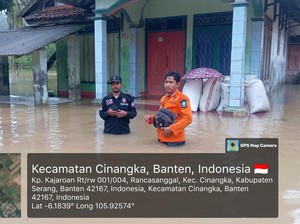 6 Desa di Serang Kebanjiran usai 3 Hari Diguyur Hujan, 2.125 Jiwa Terdampak