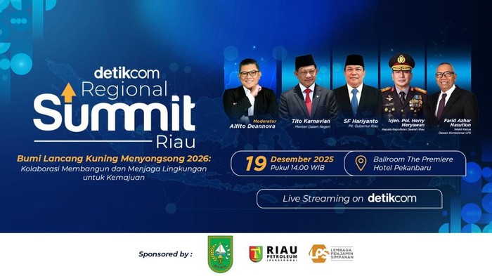 detikcom Regional Summit Riau: Bumi Lancang Kuning Menyongsong 2026