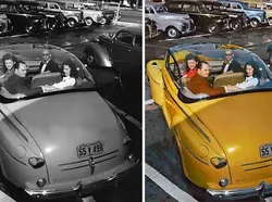 Foto Hitam Putih Disulap Berwarna, Langsung Lebih Hidup