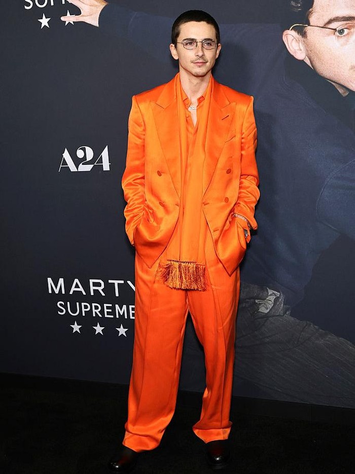 NEW YORK, NEW YORK - DECEMBER 16: Timothée Chalamet and Nicole Flender attend an event attends A24s 