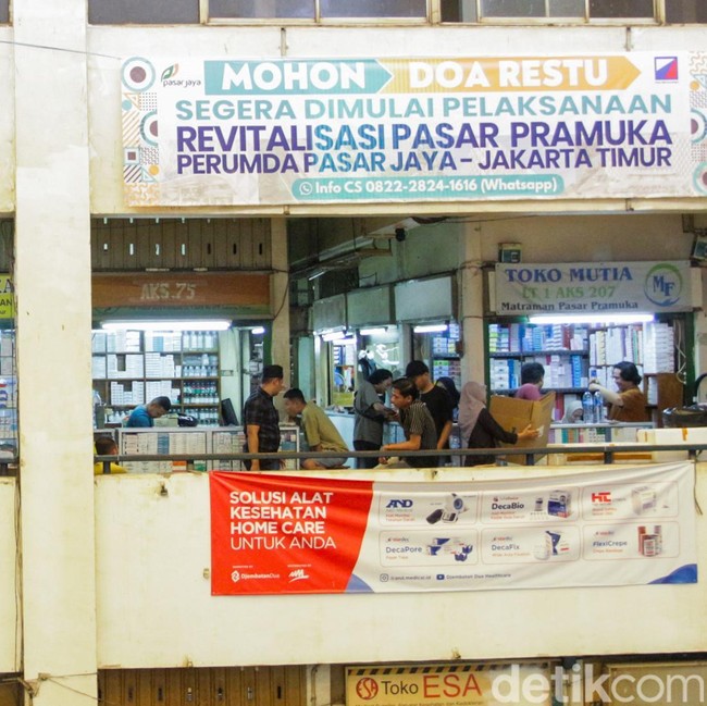 Geliat Pasar Pramuka yang Bakal Direvitalisasi