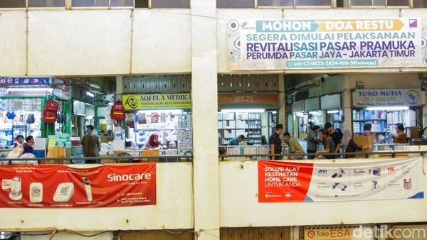 Geliat Pasar Pramuka yang Bakal Direvitalisasi
