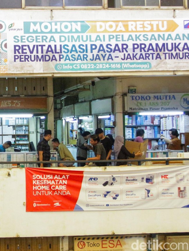 Geliat Pasar Pramuka yang Bakal Direvitalisasi