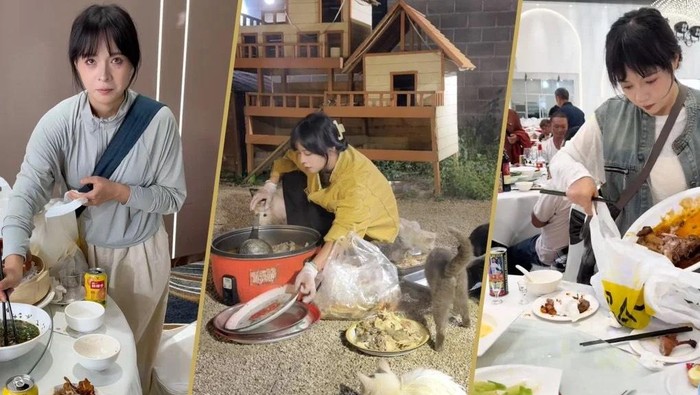 Hadiri 100 Pernikahan, Wanita Ini Bawa Pulang Puluhan Kg Makanan untuk Kucing