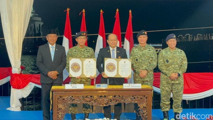 KRI Balaputradewa 322 Resmi Diluncurkan, Kapal Perang Canggih Buatan PT PAL