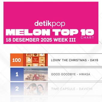 Lagu Natal Dominasi Melon Top 100, The First Snow EXO Memimpin