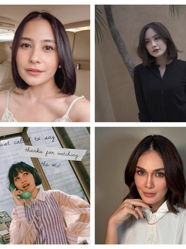 7 Inspirasi Rambut Bob Artis 2025, Prillly Latuconsina Hingga Luna Maya