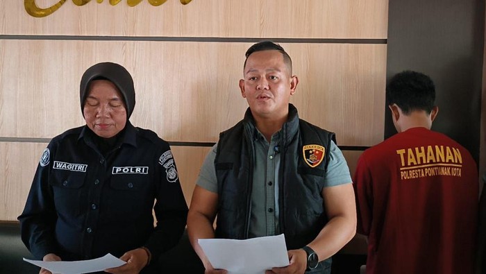 Pelaku pembacokan anak di bawah umur ditangkap. Diduga karena membalas dendam adiknya yang diserang.